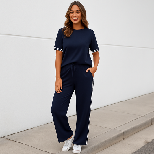 GIADA - Completo Maglietta + Pantalone in Seta Traspirante